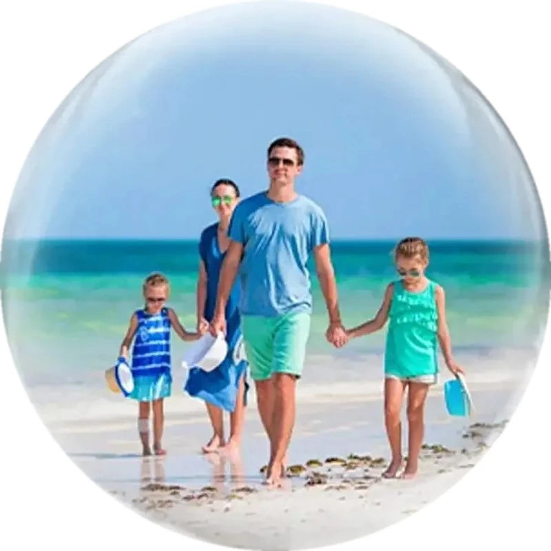 Heirloom Orb showing a family at the beach